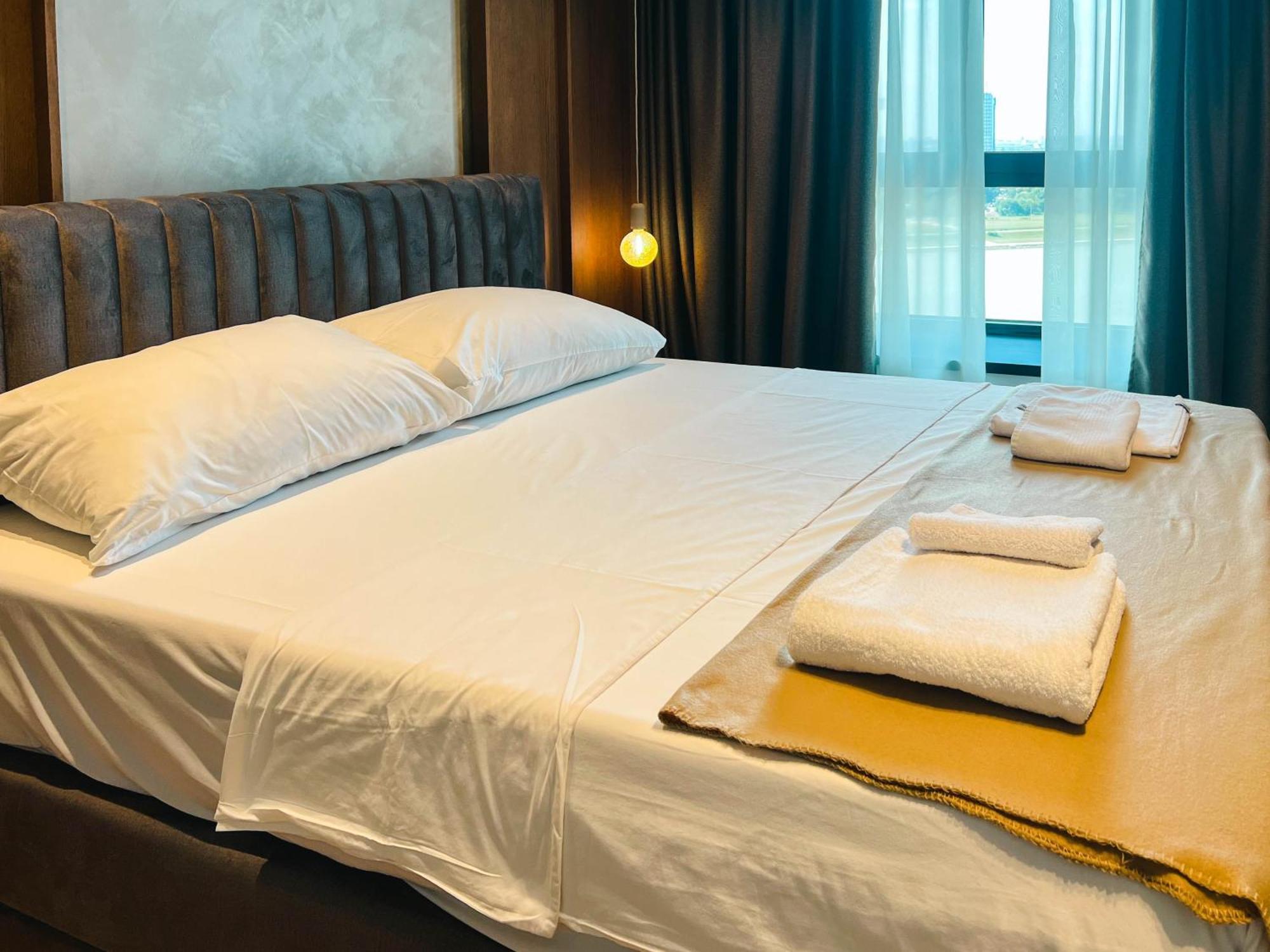 Belgrade Waterfront - Beograd Na Vodi - Metropolitan Luxury Apartments ภายนอก รูปภาพ